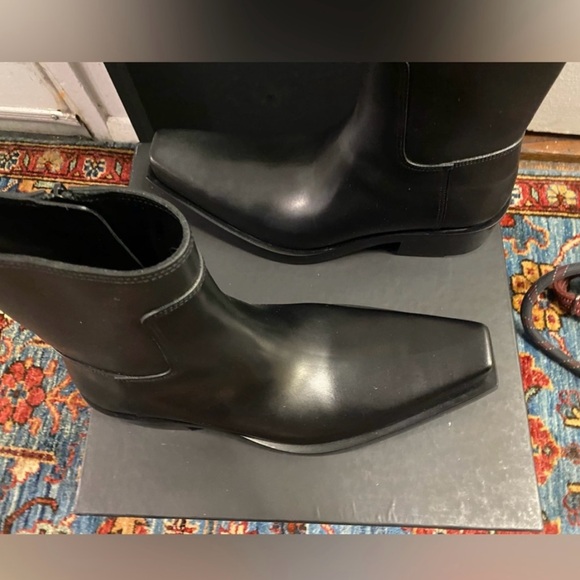 BALENCIAGA Santiago Square Toe Boot (Men) size 46/13 - Picture 5 of 13